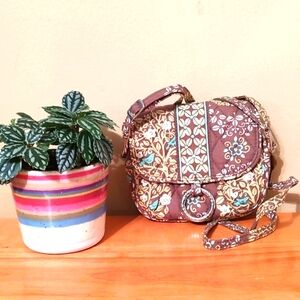 Vera Bradley Quilted Mini Hip Crossbody/Belt Bag in Sitting in A Tree Pattern